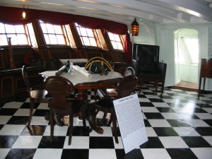 Captain Hardy’s day cabin