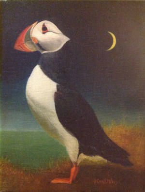 Kim de Vaney’s whimsical puffin