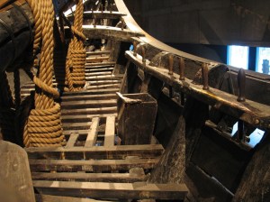 Starboard heads, historic warship 'Vasa'