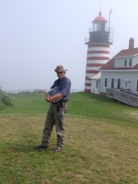 William - with a good book!