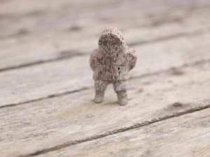 Inuit carved whalebone figure