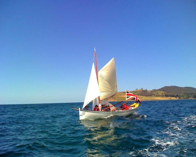 Admiral off North Bruny Island.   (c) Michael Bird