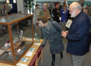 I was gob-smacked when reader John Thompson told me he wanted to build a model of Teazer, Kydd’s first command – and present it to me! The superb model even gained the royal seal of approval, here being viewed by HRH The Princess Royal