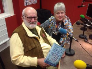 About to go on air chatting about the book