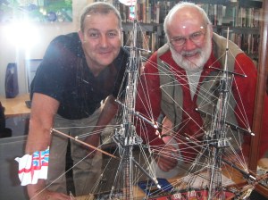 “Now was the perfect time [for Kydd] to make his acquaintance with the lovely creature. Teazer was a galley-built craft, one continuous deck running fore and aft...This was his home...” &ndash; Command Reader John Thompson built a superb model of one of the fictional vessels in my books and presented it to me! It was Thomas Kydd's first command, a little brig-sloop, HMS Teazer. Here’s John’s build log over the twelve-month project. HRH Princess Anne did me the great honour of inspecting the completed model when it was on loan to the Ivybridge Library.
